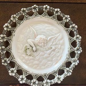 7 1/2 inch cherub plate